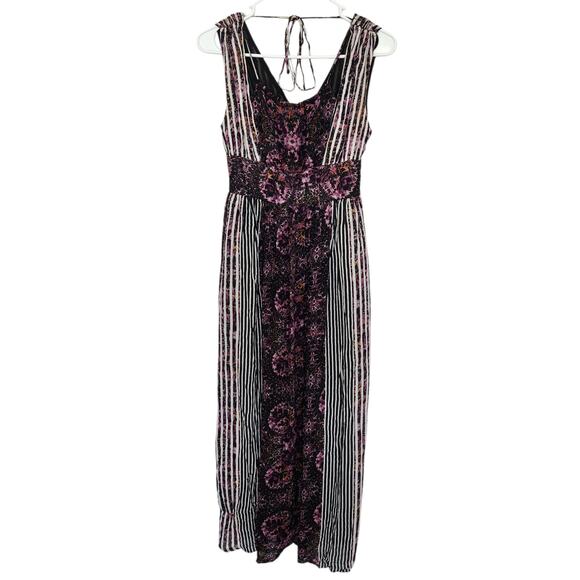 Free People Midi Dress 0 Cottagecore Boho Farmhouse Peasant Praire Summer - Picture 1 of 8